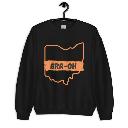 Cincinnati Bengals Joe Burrow BRR - OH Ohio Unisex Sweatshirt - Gathered Threds Cincy - 