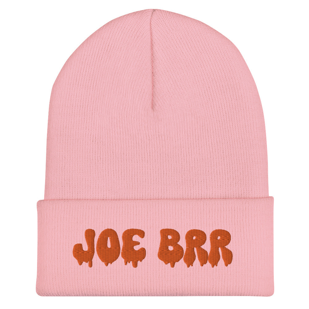 Melting Dripping Joe Brr Joe Burrow Cincinnati Bengals Cuffed Beanie