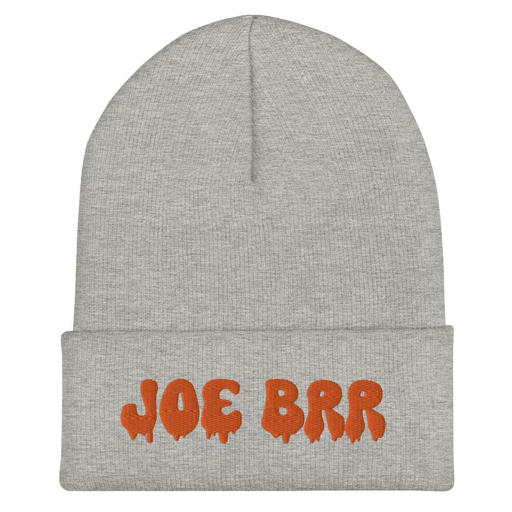 Melting Dripping Joe Brr Joe Burrow Cincinnati Bengals Cuffed Beanie