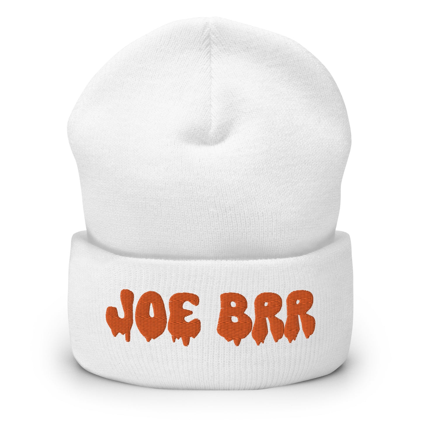 Melting Dripping Joe Brr Joe Burrow Cincinnati Bengals Cuffed Beanie