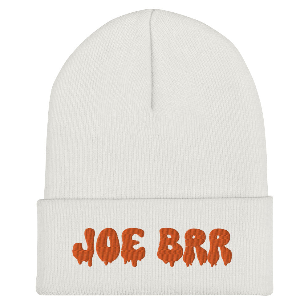 Melting Dripping Joe Brr Joe Burrow Cincinnati Bengals Cuffed Beanie