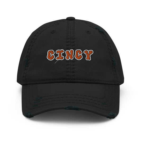 Spooky Cincy Cincinnati Distressed Dad Hat