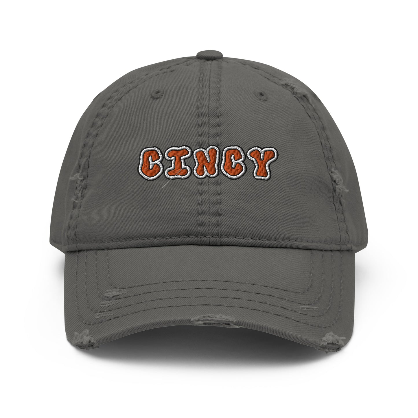 Spooky Cincy Cincinnati Distressed Dad Hat