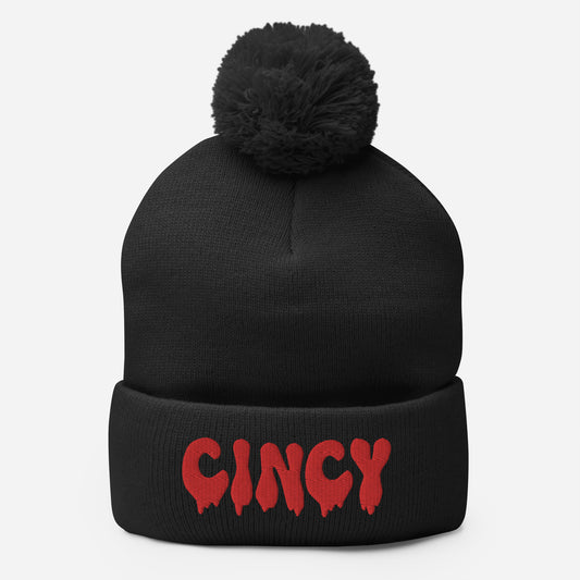 Cincinnati Melting Cincy Pom-Pom Beanie