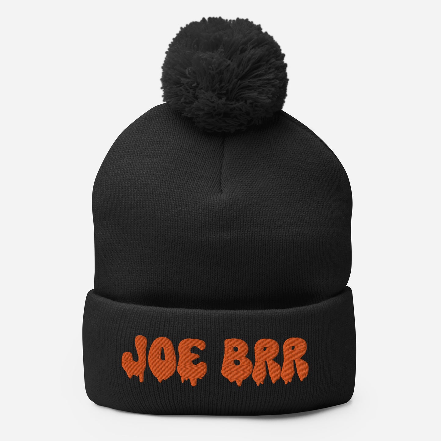 Melting Dripping Joe Brr Cincinnati Bengals Pom-Pom Beanie