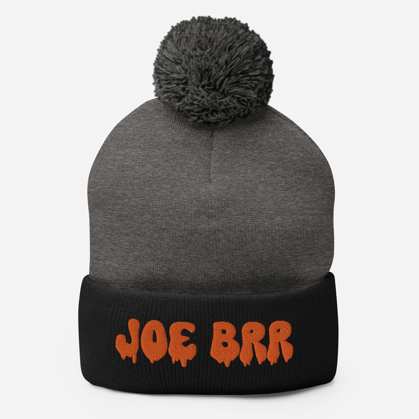 Melting Dripping Joe Brr Cincinnati Bengals Pom-Pom Beanie