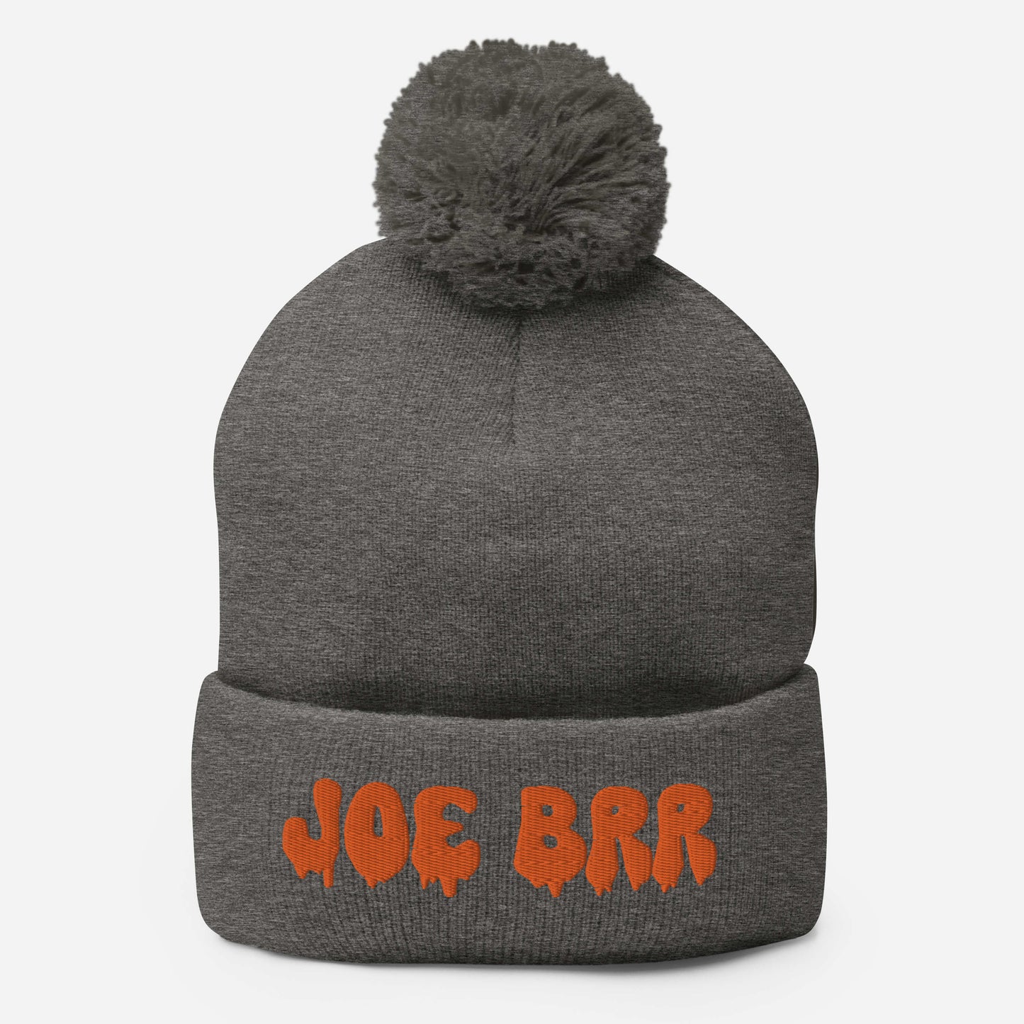 Melting Dripping Joe Brr Cincinnati Bengals Pom-Pom Beanie