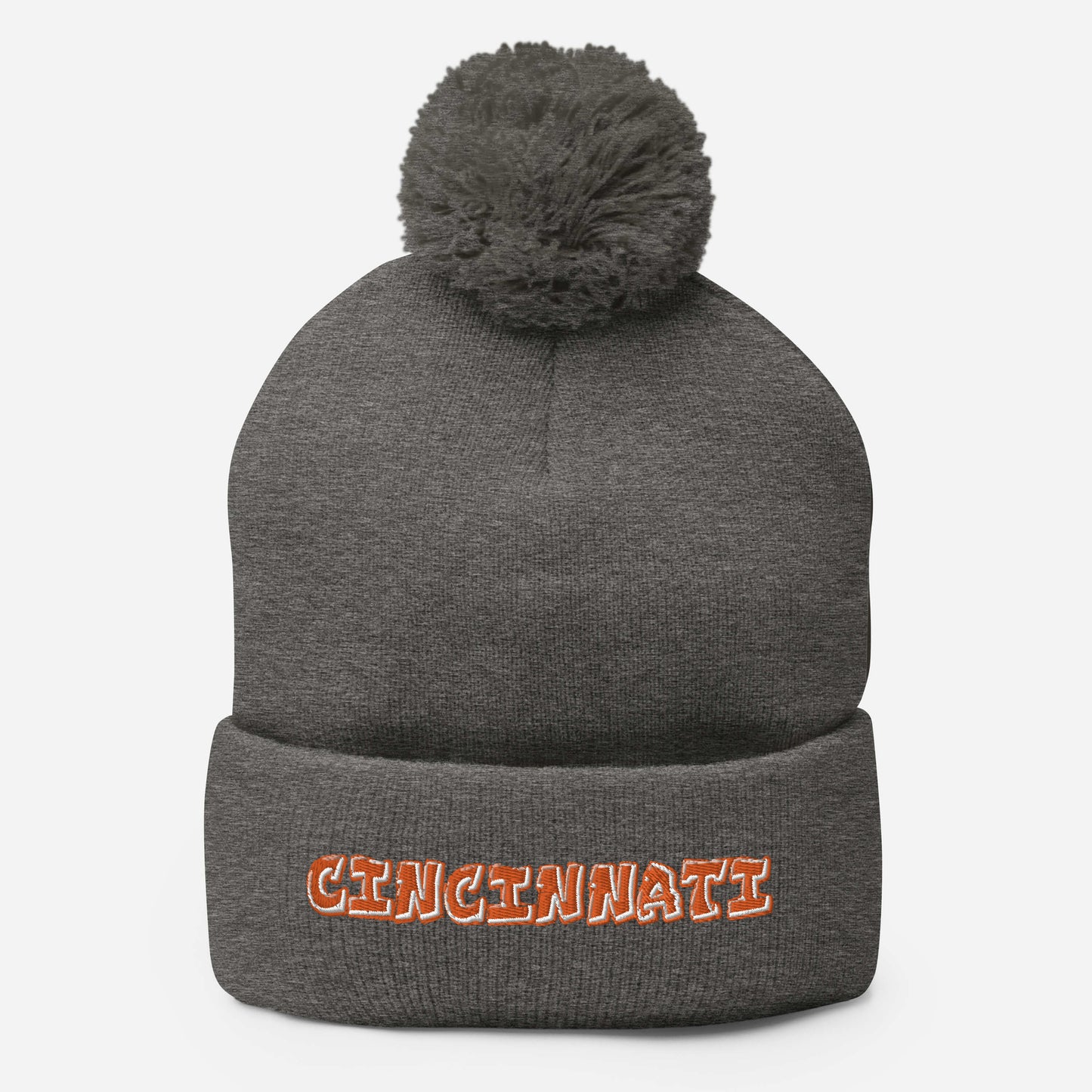 Cincinnati Graffiti Pom-Pom Beanie