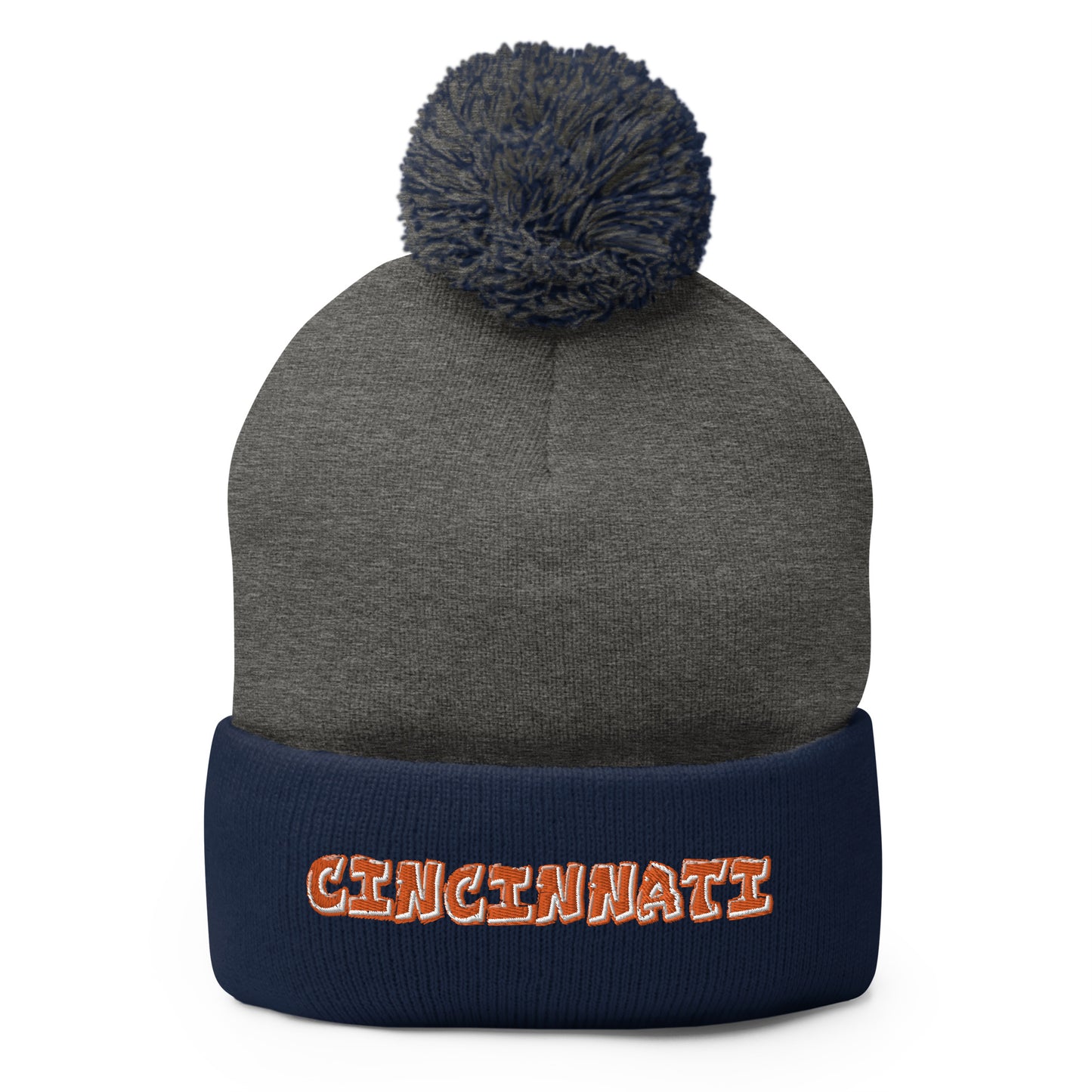 Cincinnati Graffiti Pom-Pom Beanie