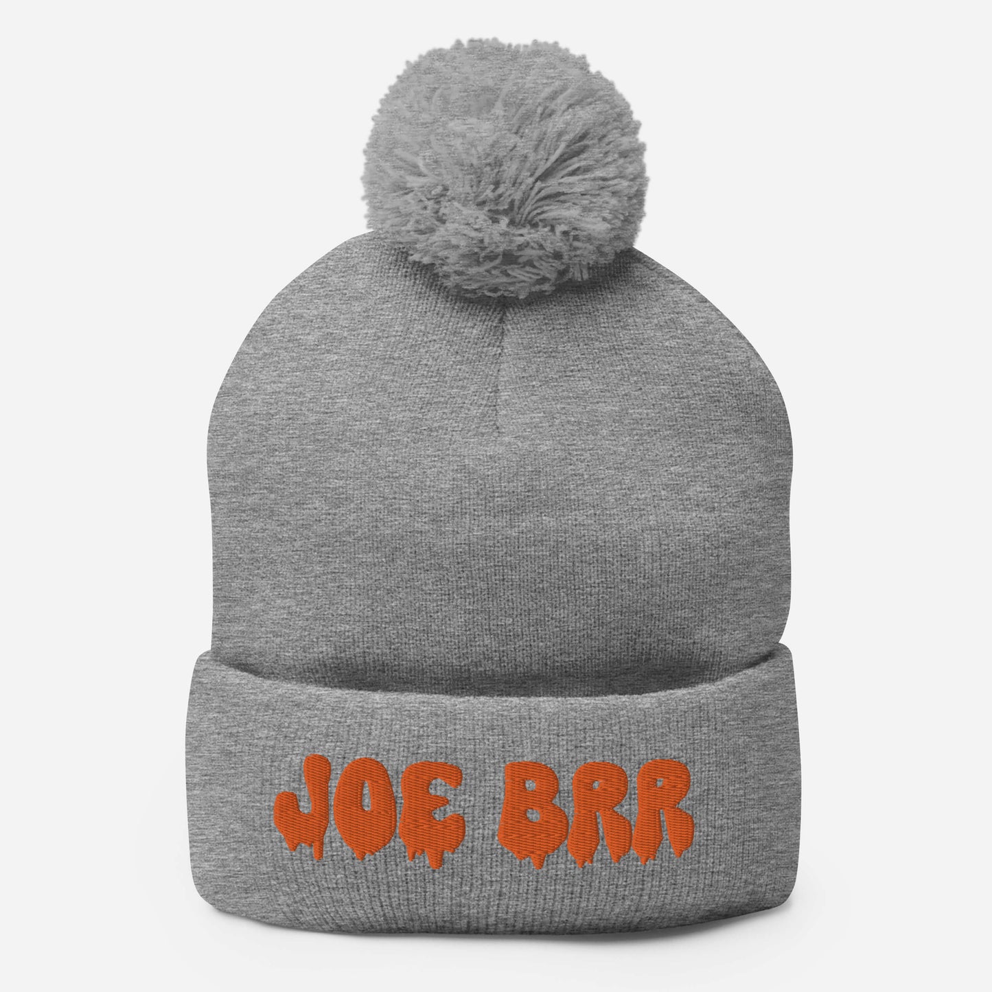 Melting Dripping Joe Brr Cincinnati Bengals Pom-Pom Beanie