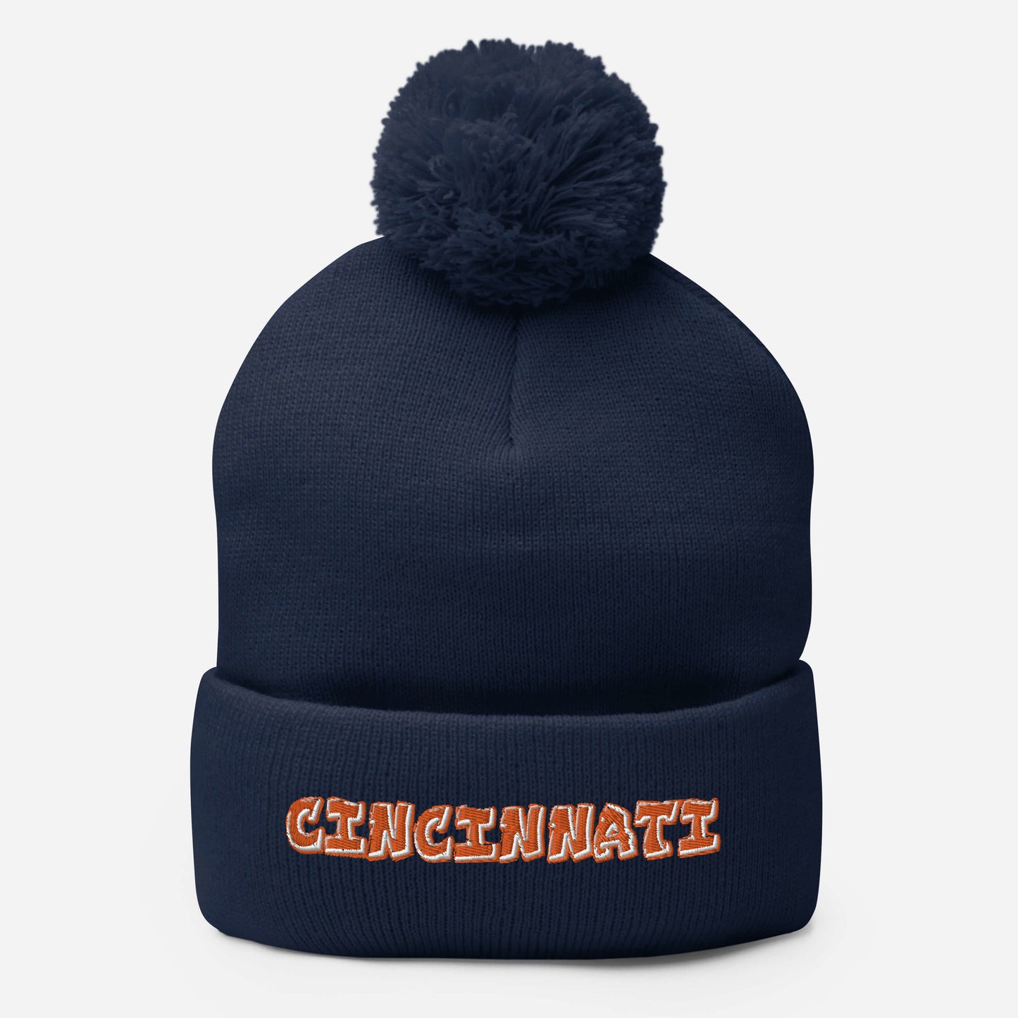 Cincinnati Graffiti Pom-Pom Beanie