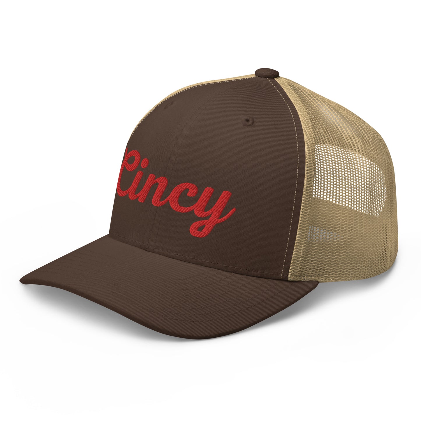 Cincinnati Cincy Script Trucker Cap