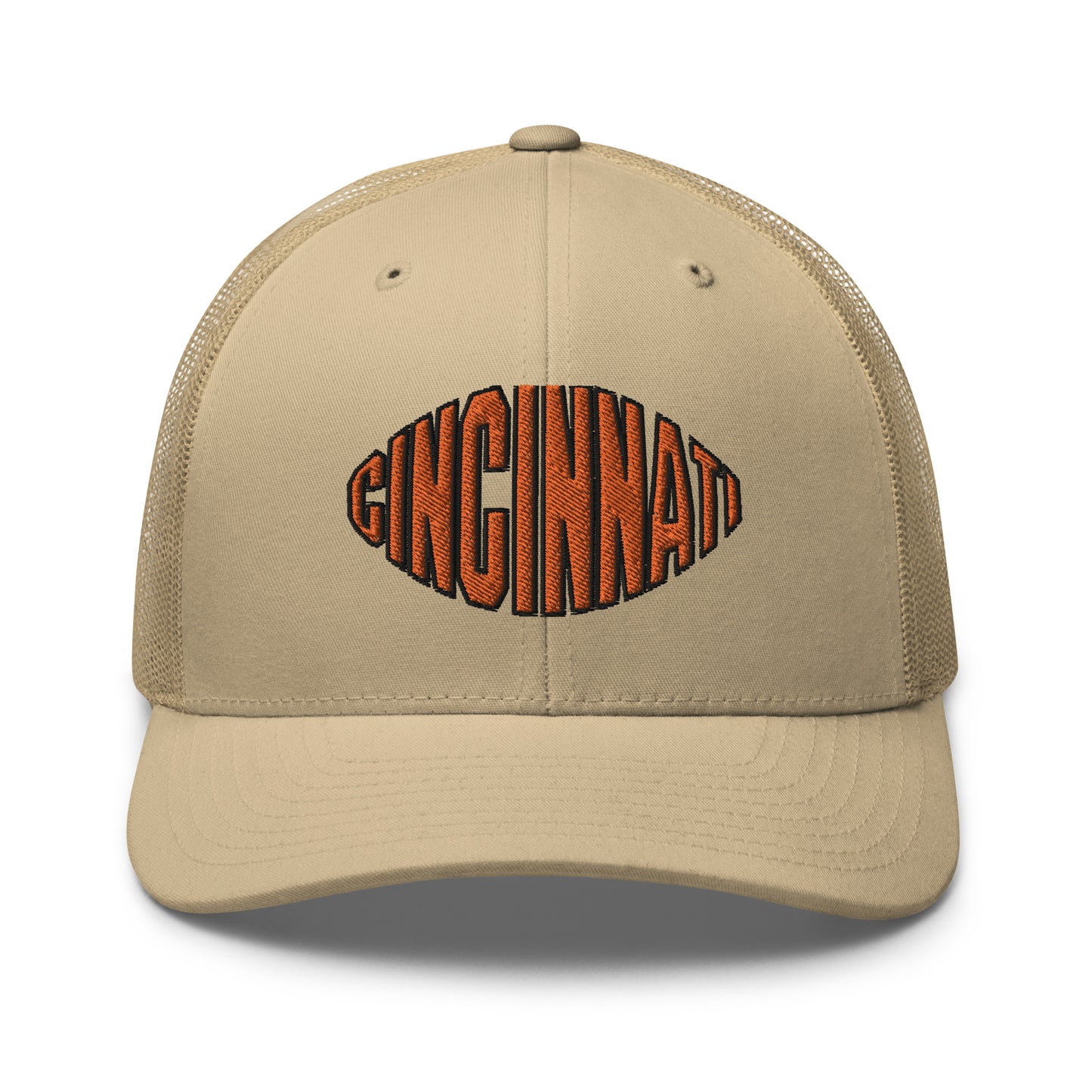 Cincinnati Football Text Trucker Cap