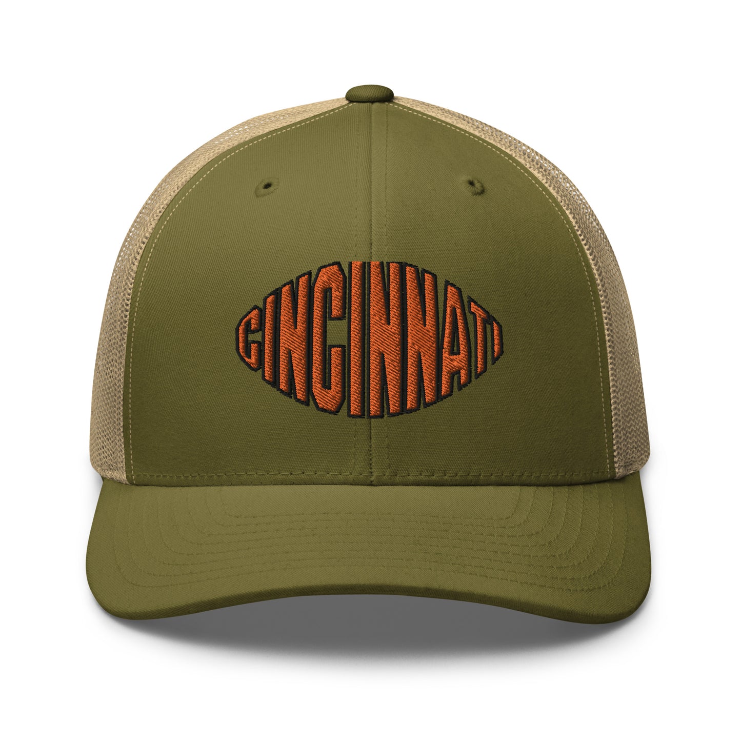 Cincinnati Football Text Trucker Cap