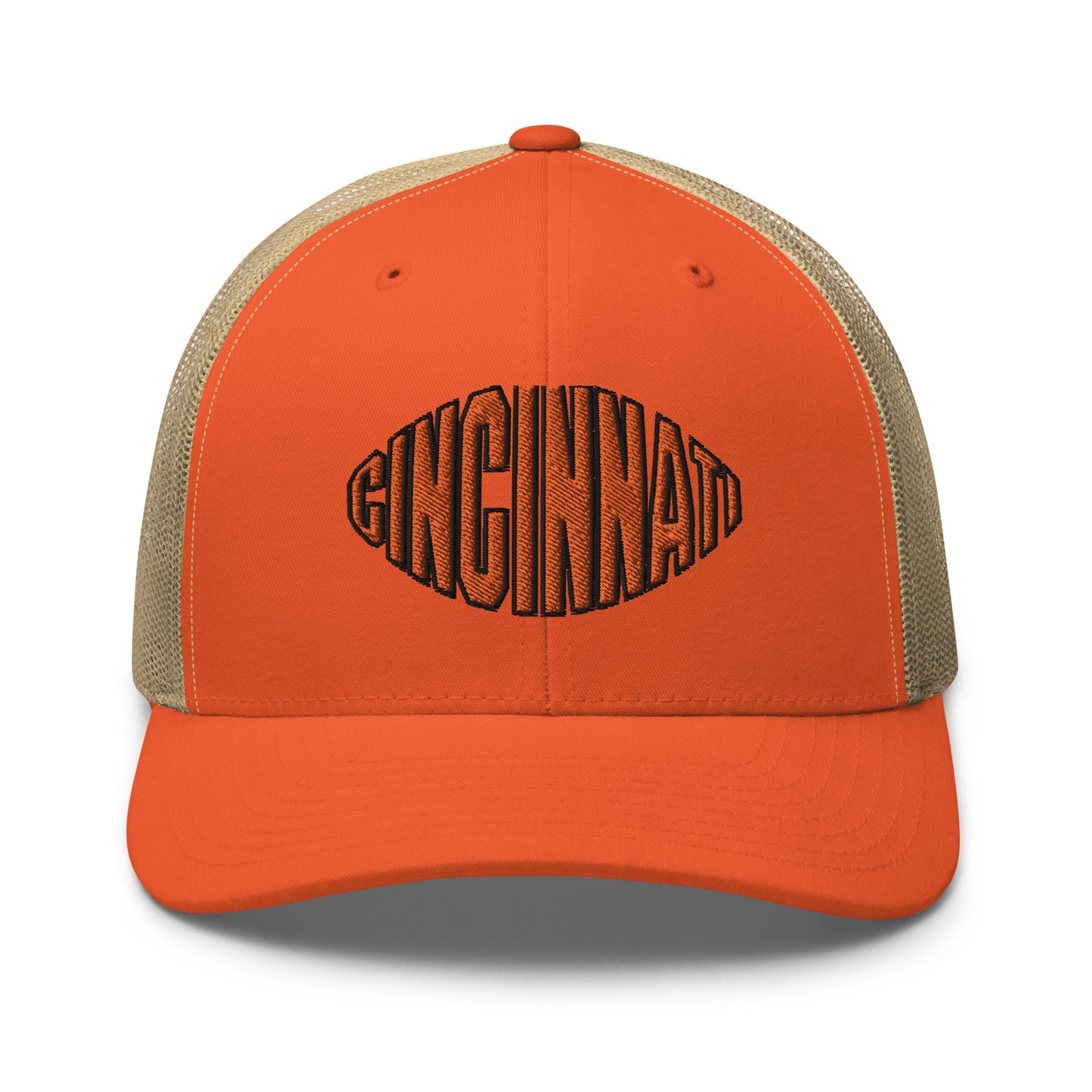 Cincinnati Football Text Trucker Cap