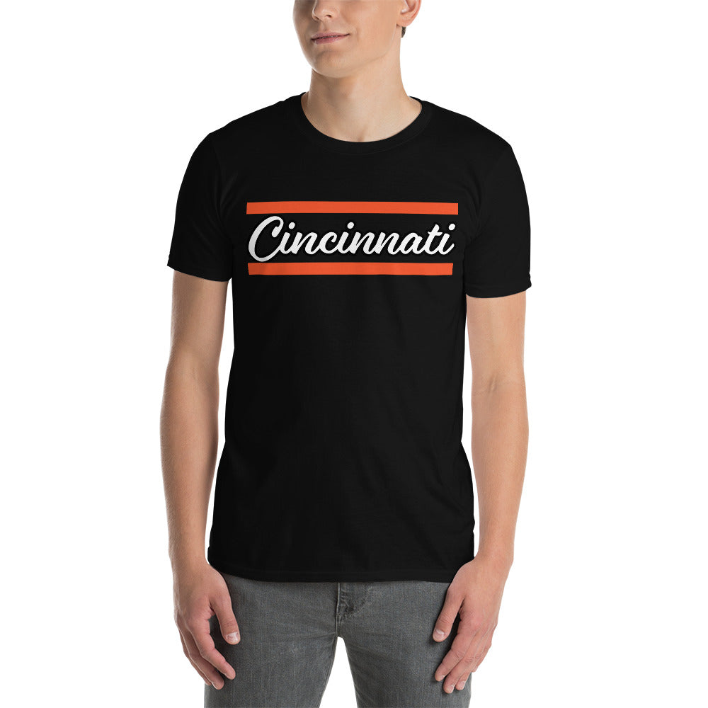 Cincinnati Script Cincinnati Bengals Short-Sleeve Unisex T-Shirt