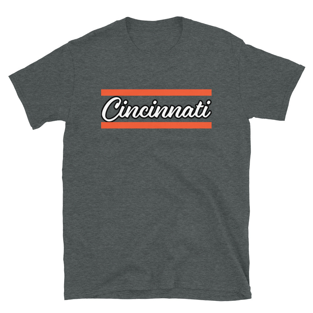 Cincinnati Script Cincinnati Bengals Short-Sleeve Unisex T-Shirt