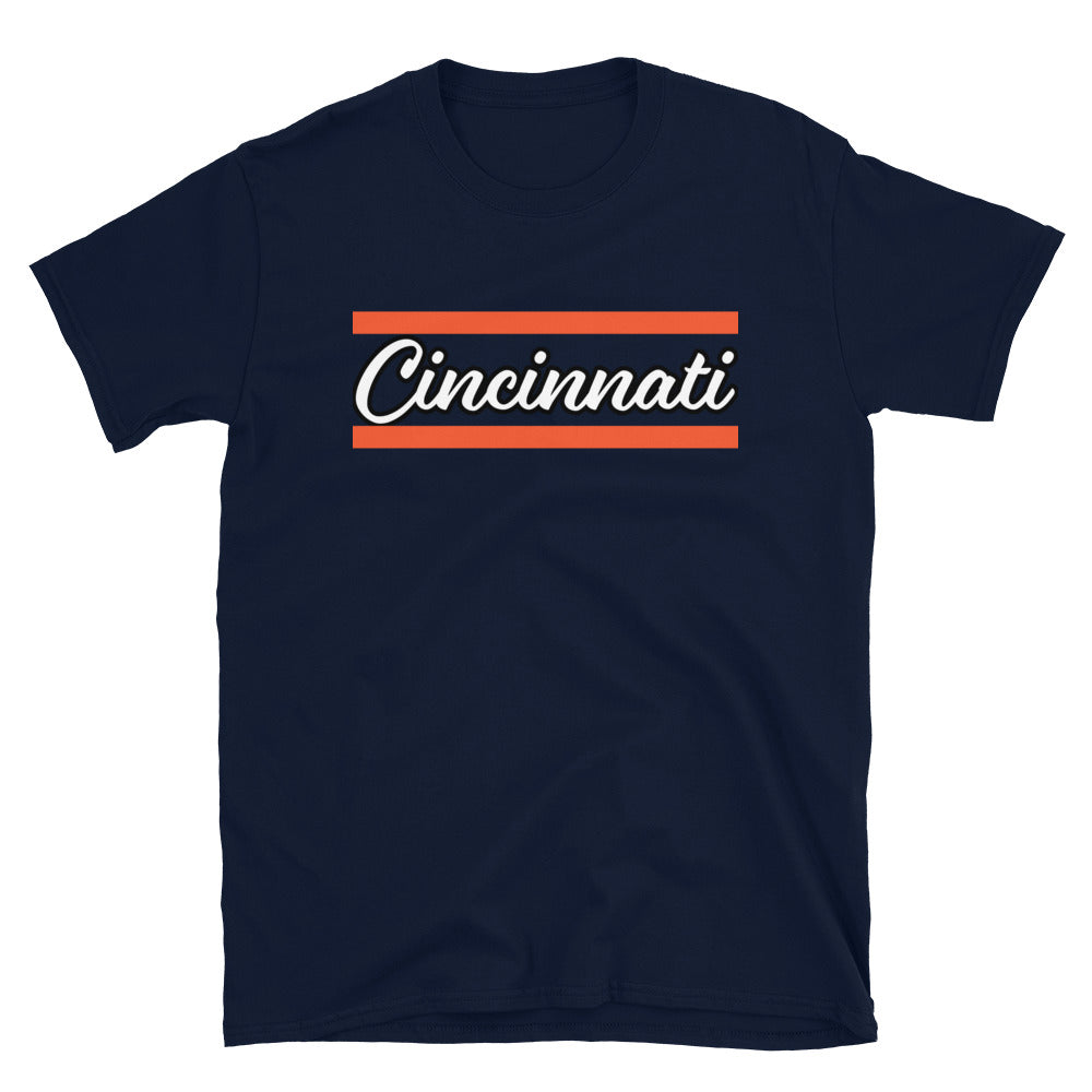 Cincinnati Script Cincinnati Bengals Short-Sleeve Unisex T-Shirt