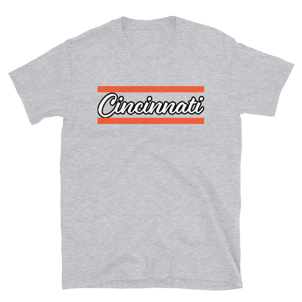 Cincinnati Script Cincinnati Bengals Short-Sleeve Unisex T-Shirt