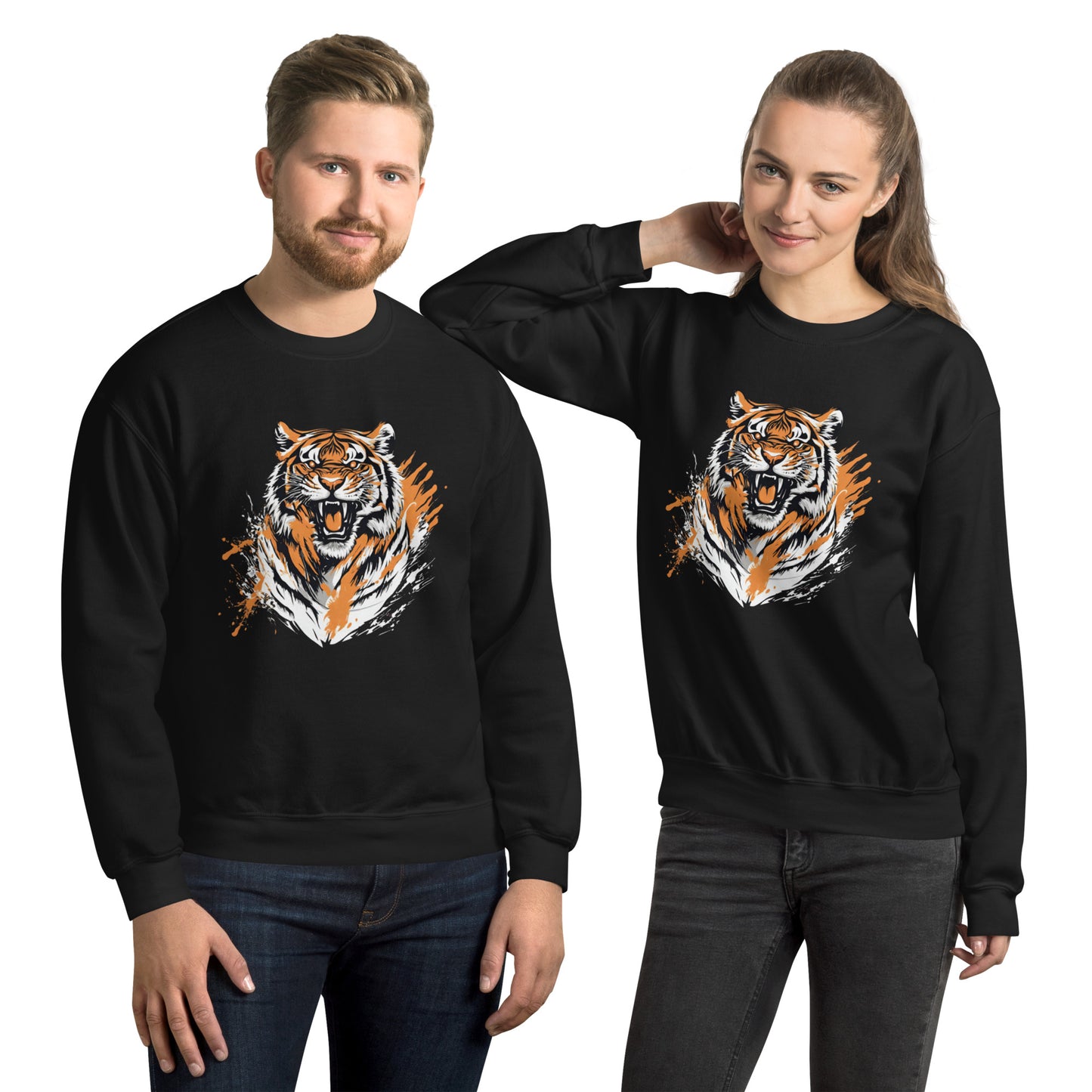 Roaring Tiger Cincinnati Bengals Unisex Sweatshirt