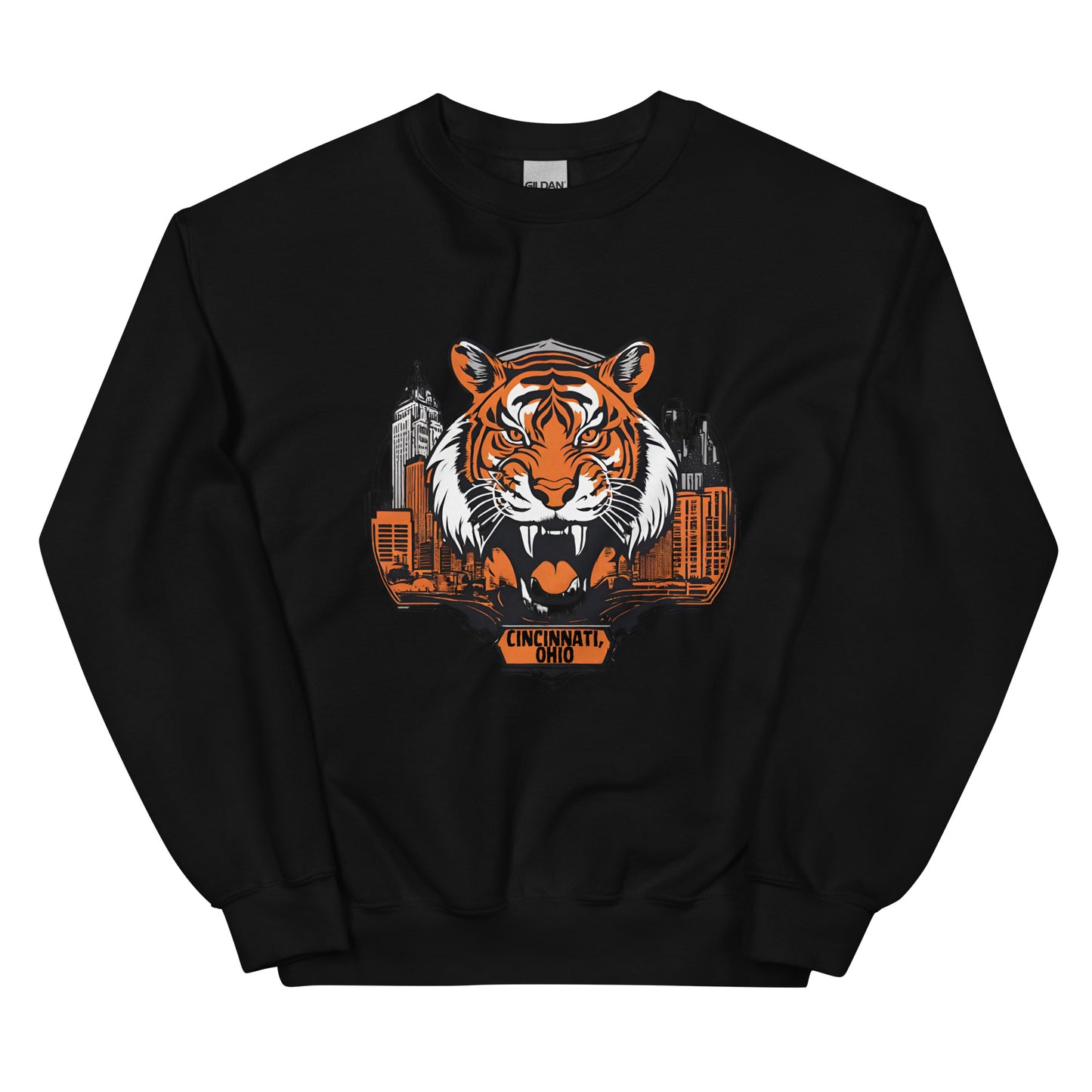 Tiger Shield Cincinnati Bengals Unisex Sweatshirt