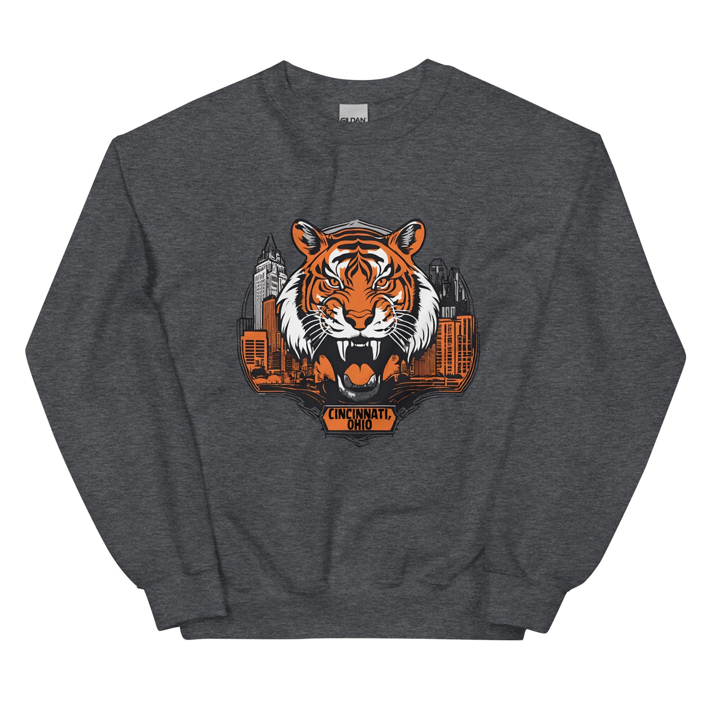 Tiger Shield Cincinnati Bengals Unisex Sweatshirt