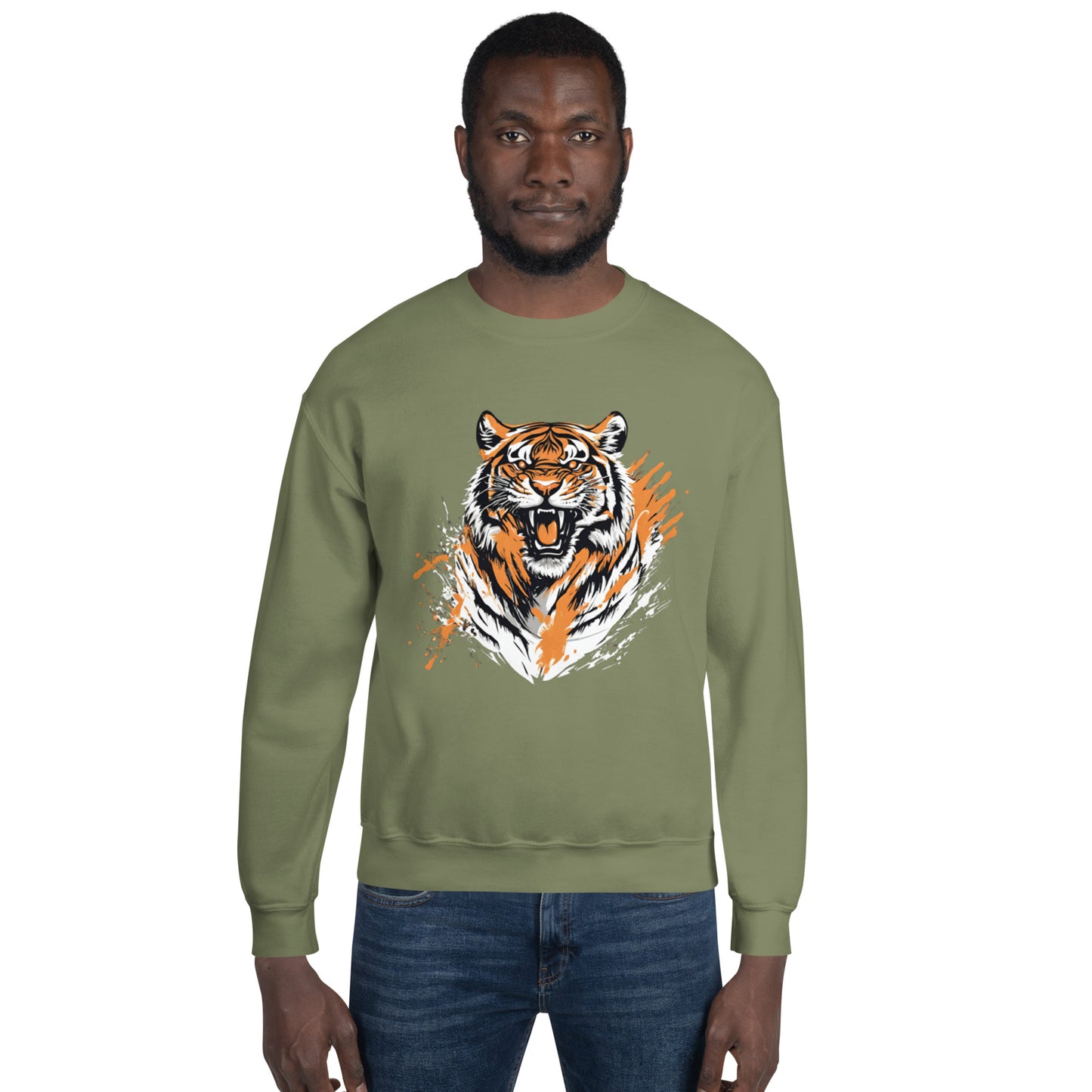 Roaring Tiger Cincinnati Bengals Unisex Sweatshirt