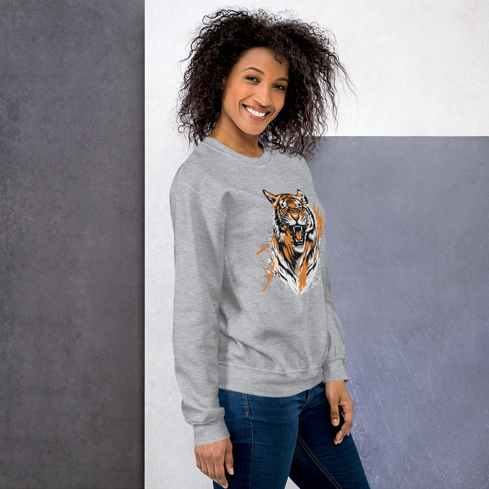 Roaring Tiger Cincinnati Bengals Unisex Sweatshirt