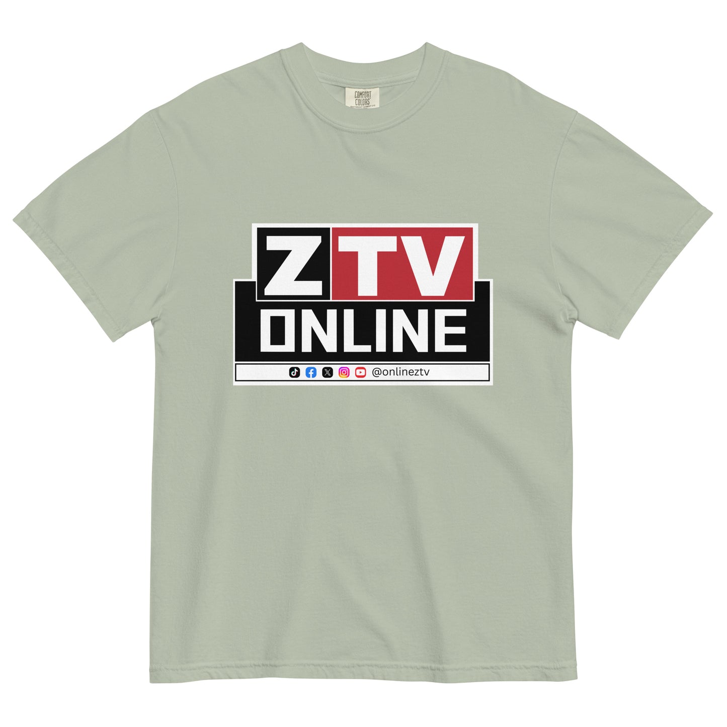 ZTV Online Unisex Garment-Dyed Heavyweight T-Shirt