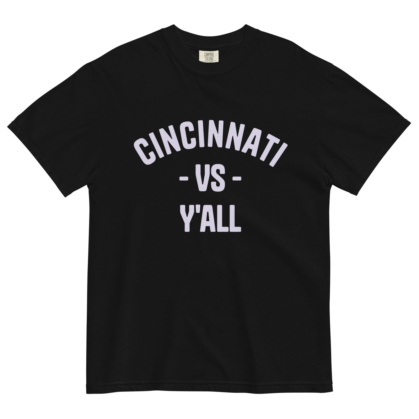 Cincinnati vs Y'all Unisex Garment-Dyed Heavyweight T-Shirt