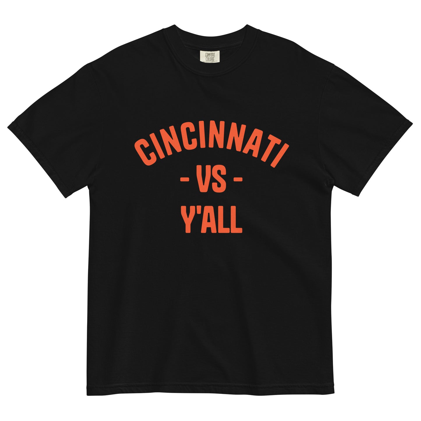 Cincinnati vs Y'all Unisex Garment-Dyed Heavyweight T-Shirt