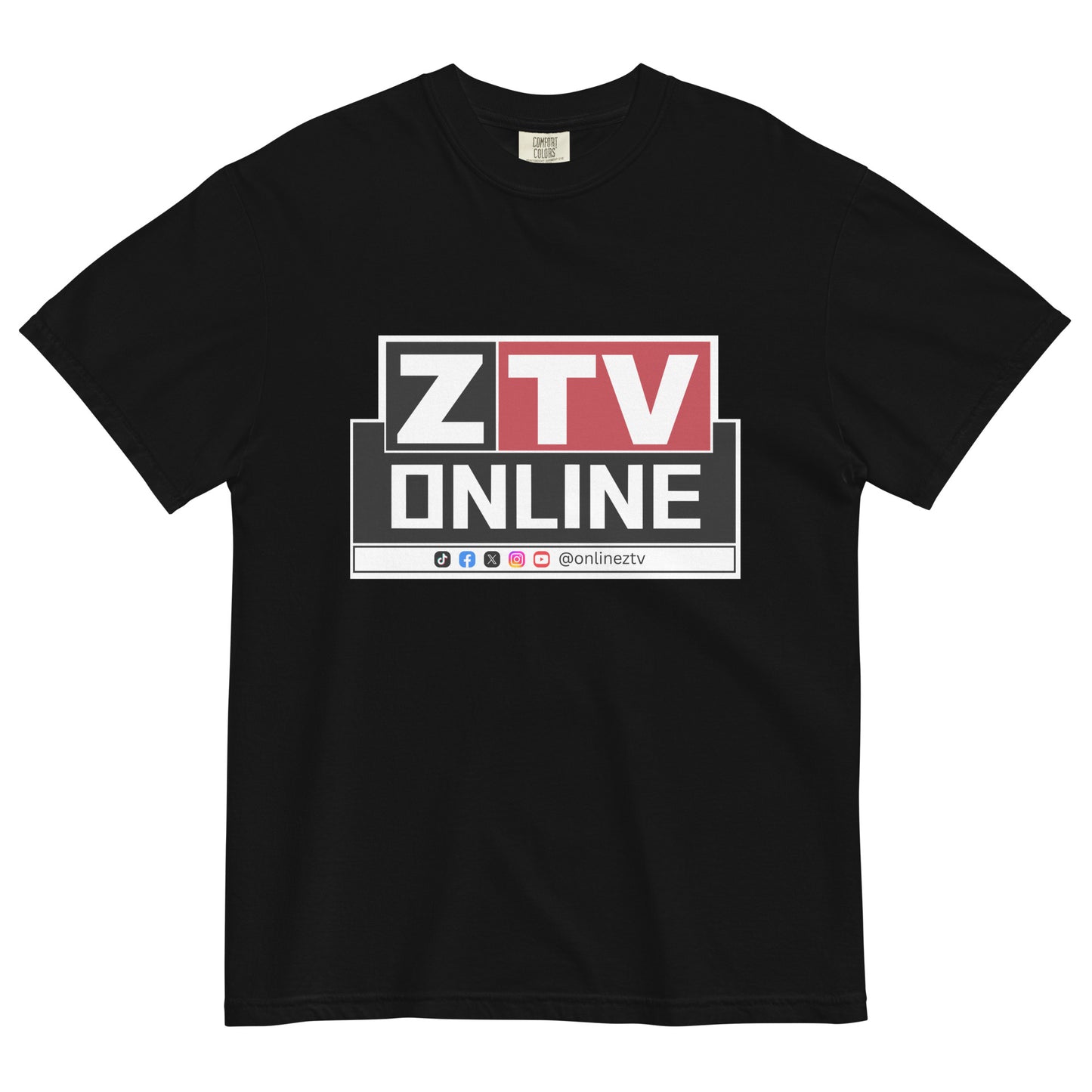 ZTV Online Unisex Garment-Dyed Heavyweight T-Shirt