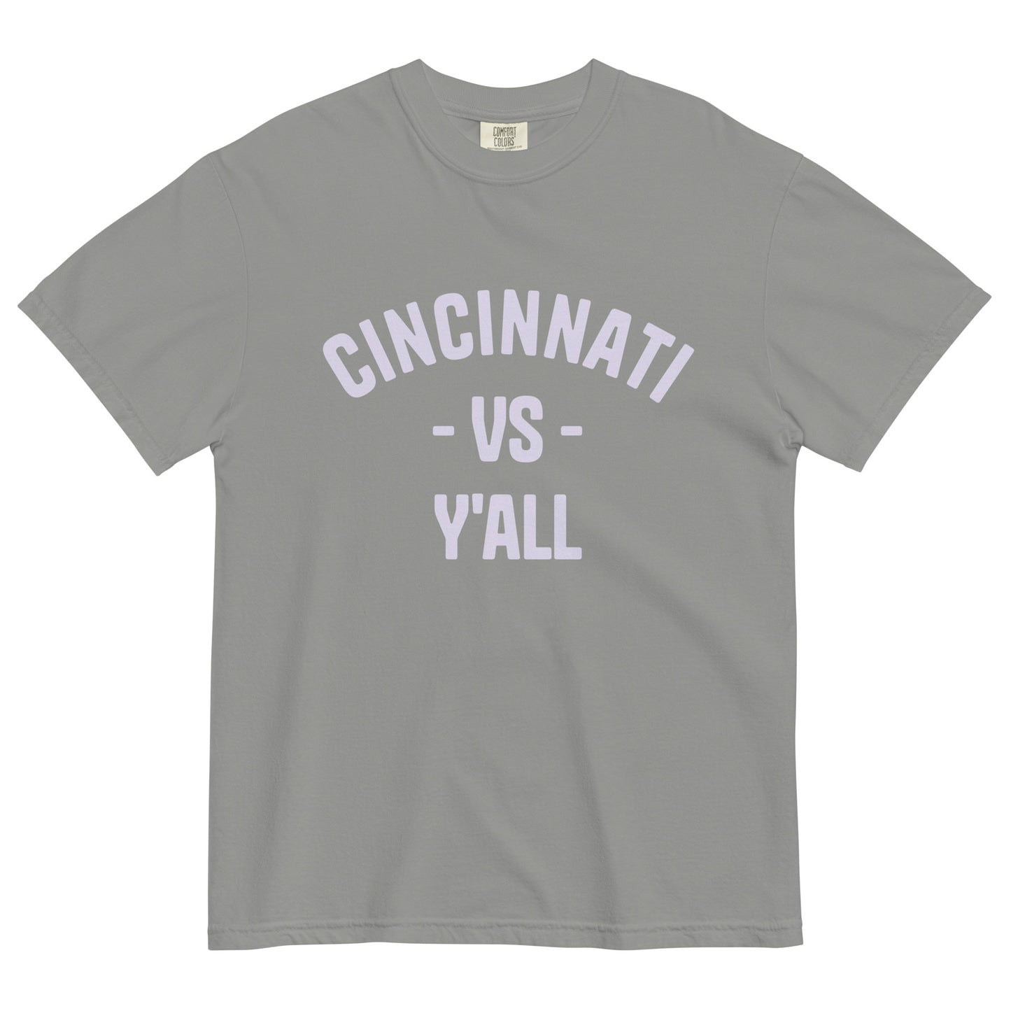 Cincinnati vs Y'all Unisex Garment-Dyed Heavyweight T-Shirt