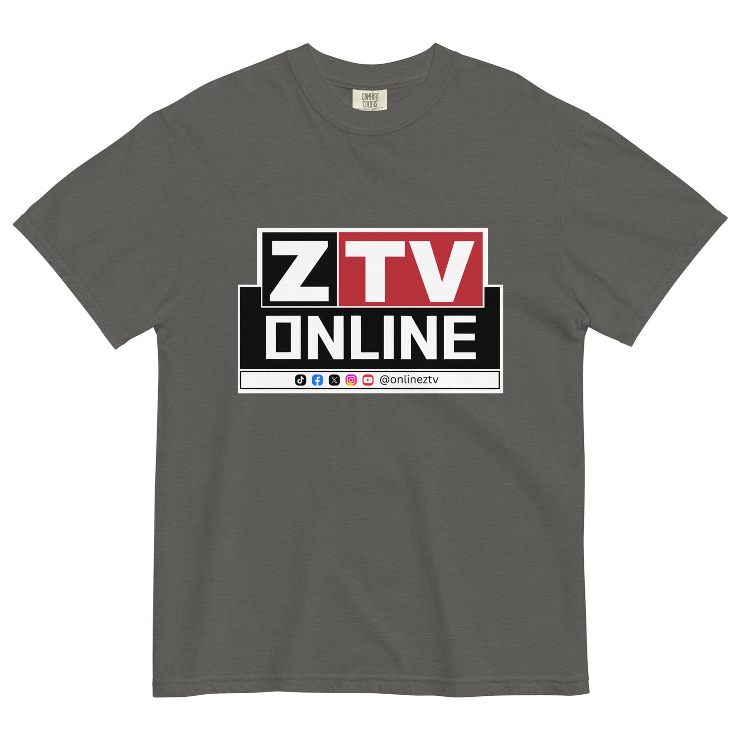 ZTV Online Unisex Garment-Dyed Heavyweight T-Shirt