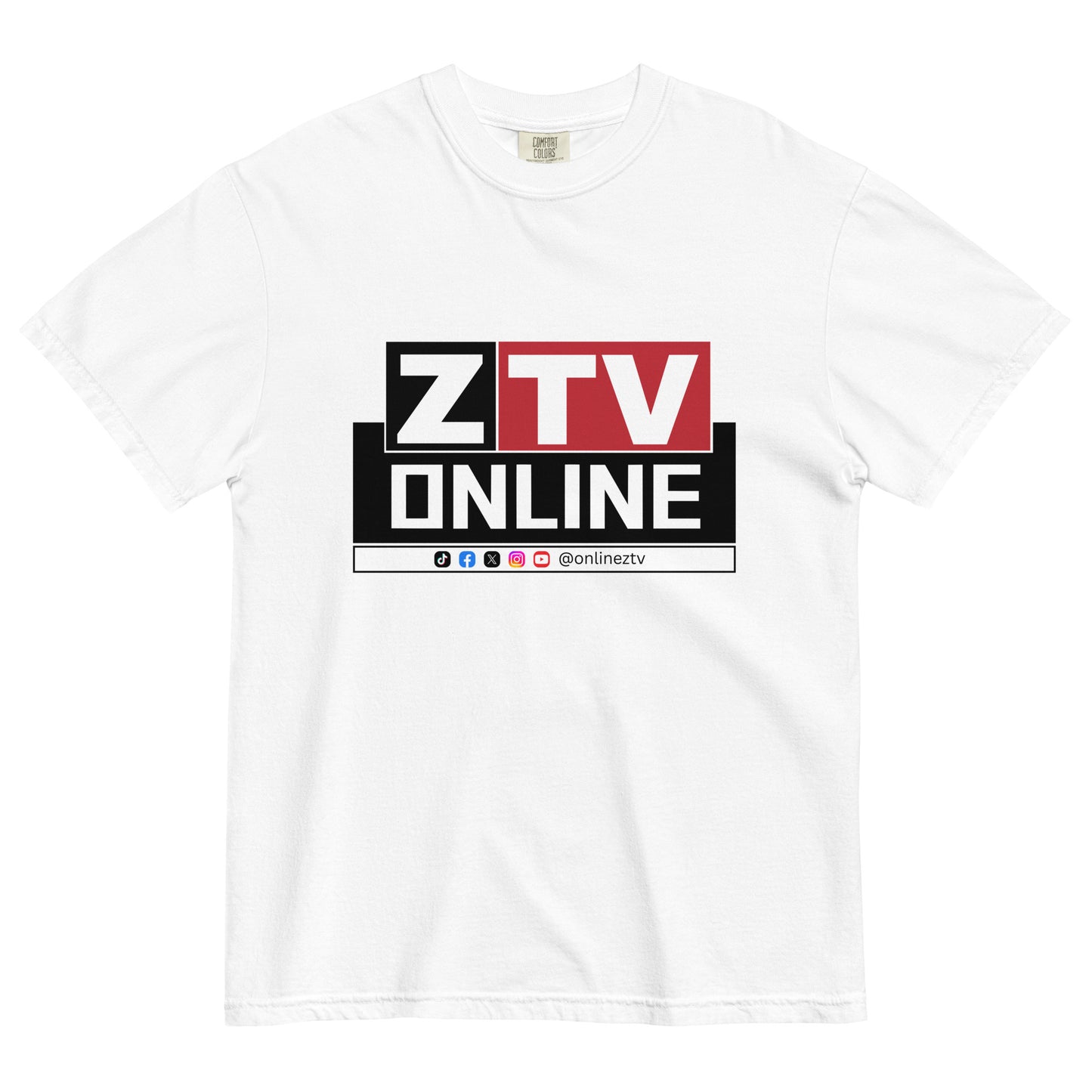 ZTV Online Unisex Garment-Dyed Heavyweight T-Shirt