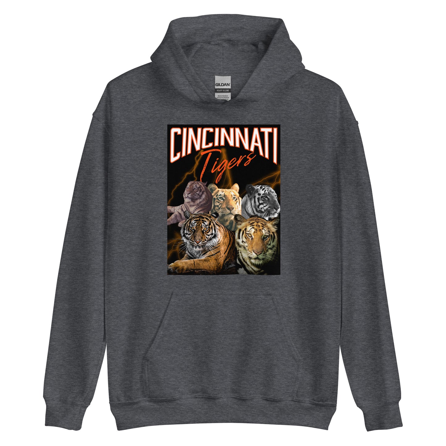 Cincinnati Tiger Rock Band Rap Group Band Unisex Hoodie