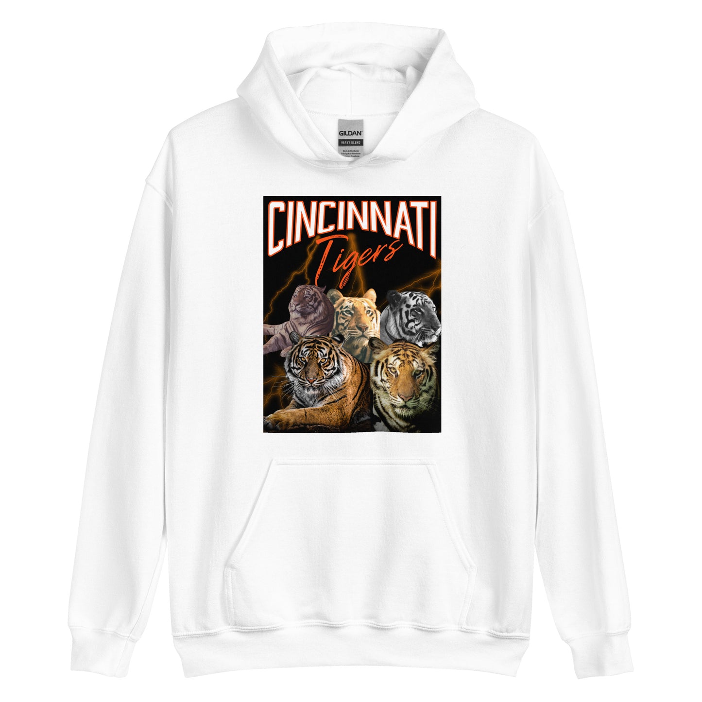 Cincinnati Tiger Rock Band Rap Group Band Unisex Hoodie