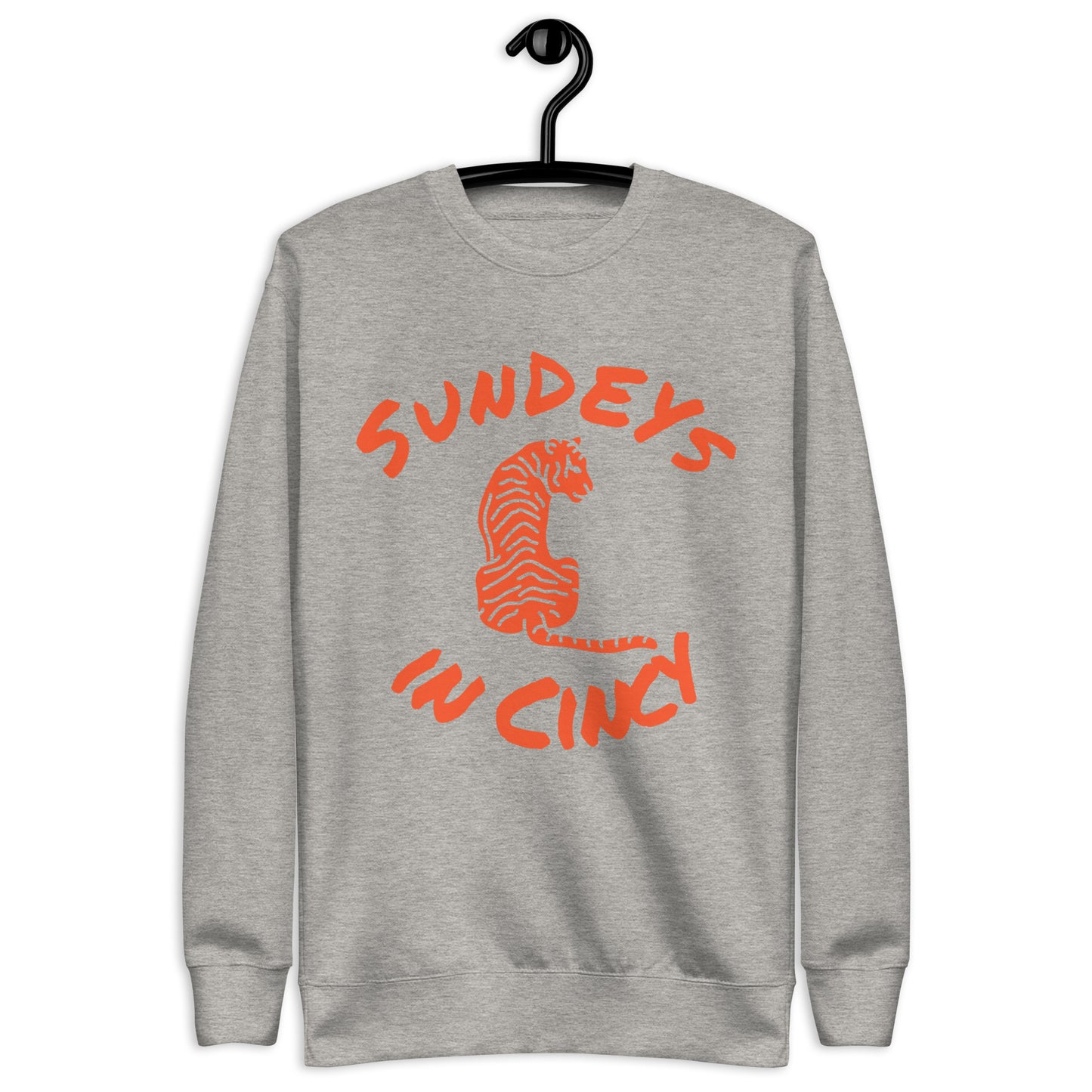 Cincinnati Bengals Sundeys in Cincy Tiger Unisex Premium Sweatshirt