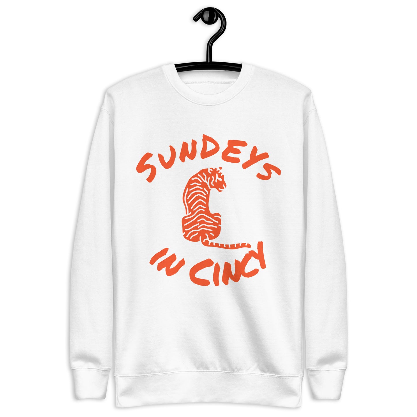 Cincinnati Bengals Sundeys in Cincy Tiger Unisex Premium Sweatshirt