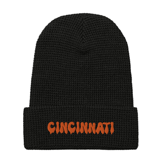 Melting Dripping Cincinnati Waffle beanie