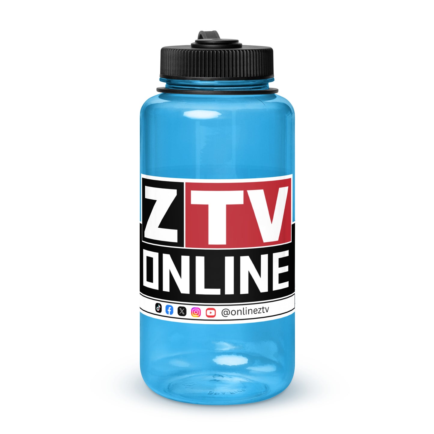 ZTV Online Wide Mouth Plastic Water Bottle