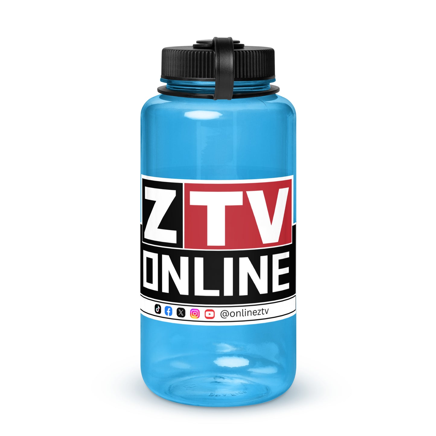 ZTV Online Wide Mouth Plastic Water Bottle