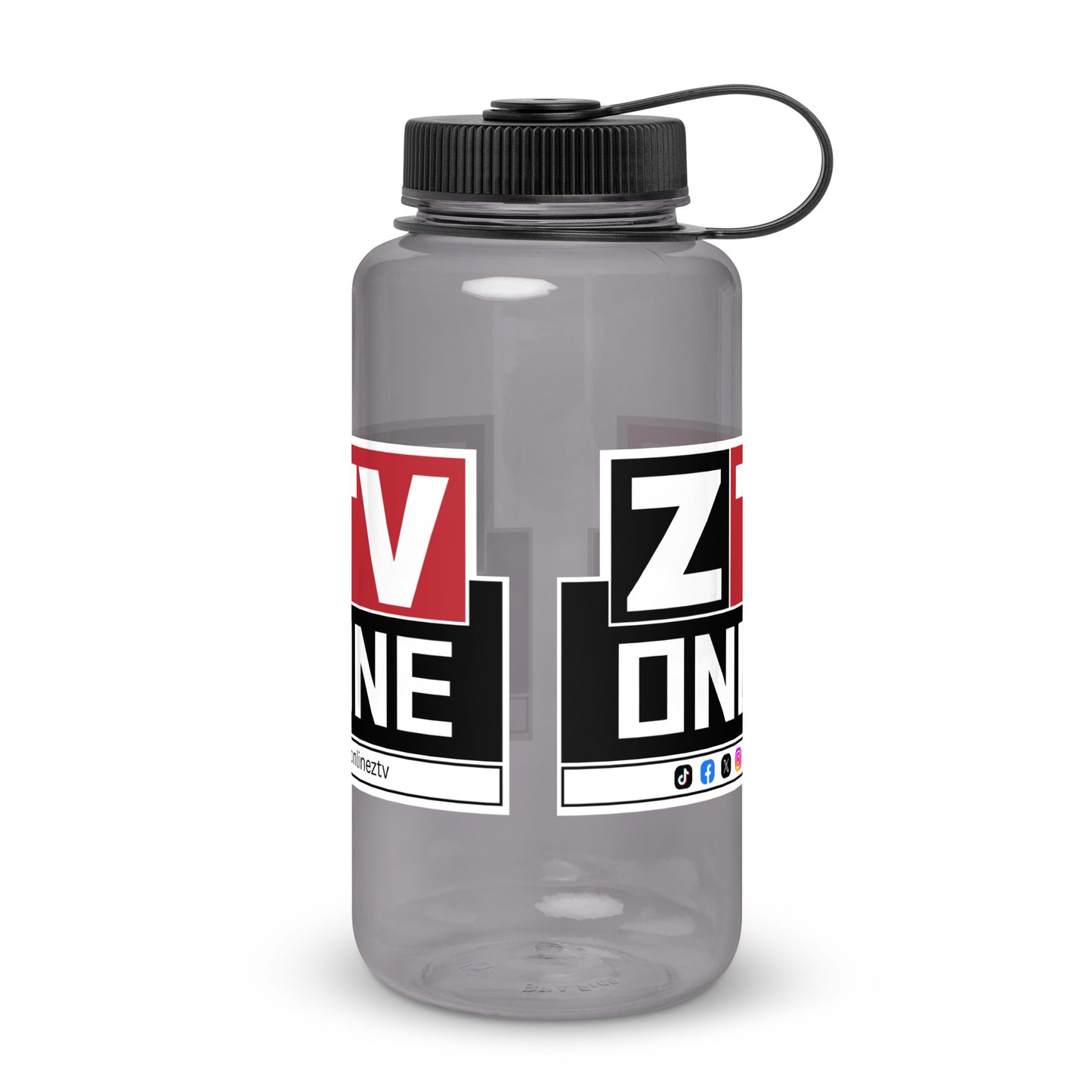 ZTV Online Wide Mouth Plastic Water Bottle