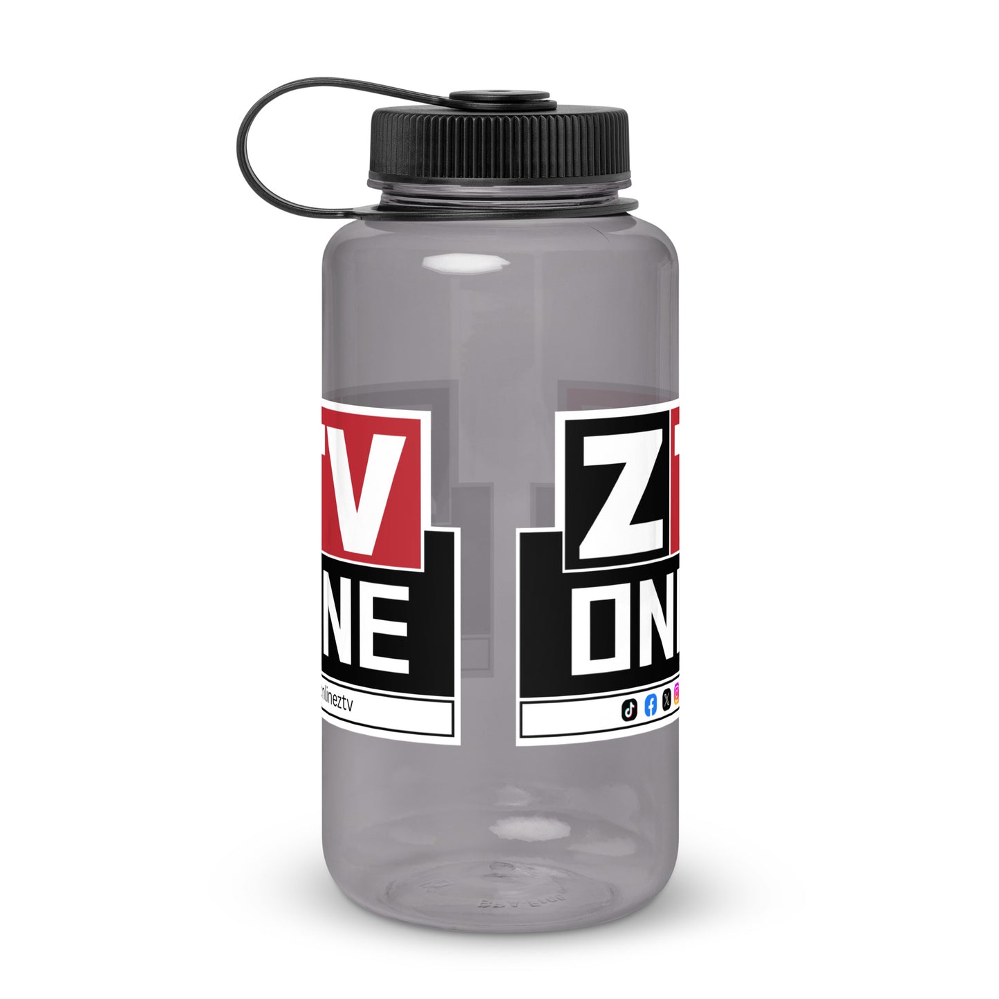 ZTV Online Wide Mouth Plastic Water Bottle