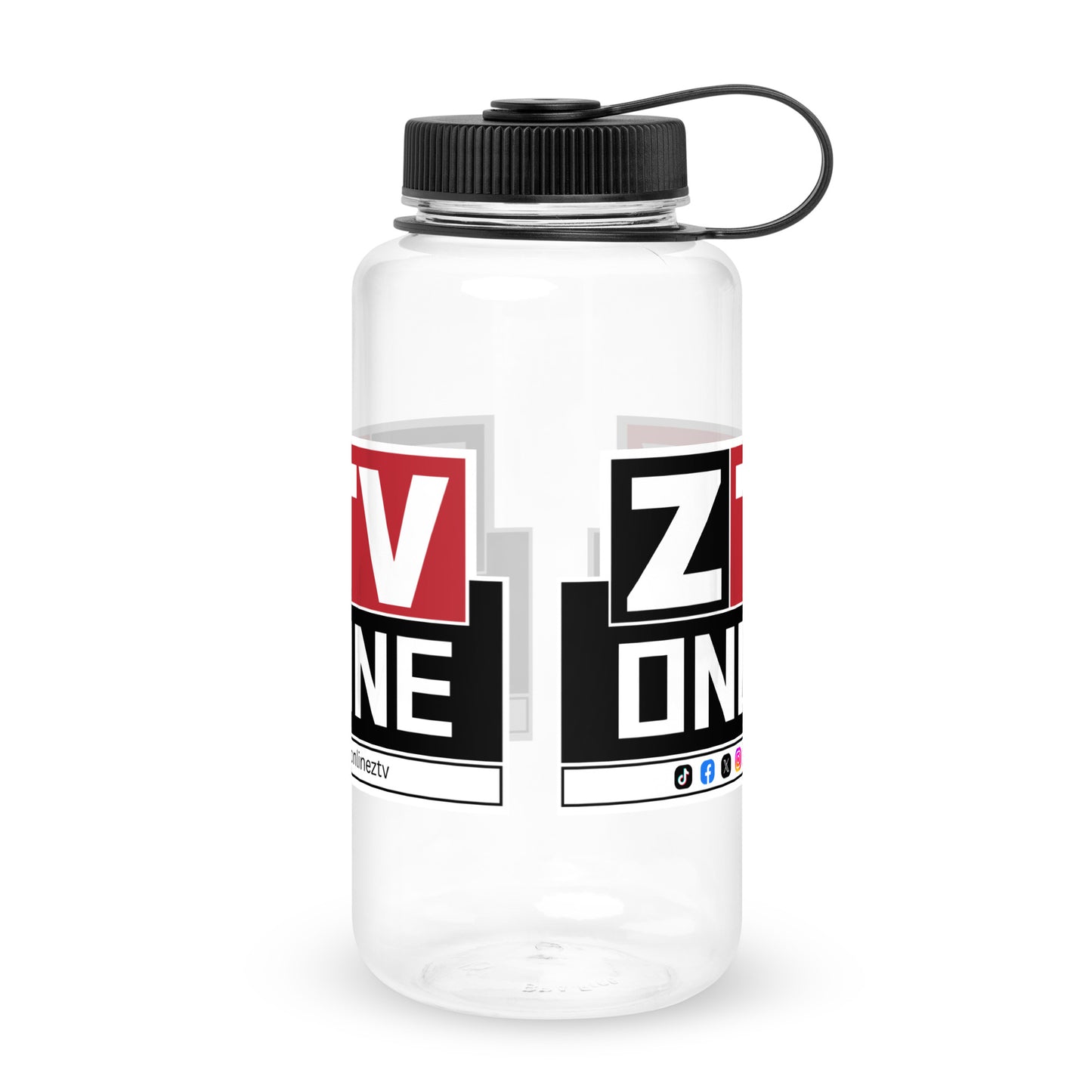 ZTV Online Wide Mouth Plastic Water Bottle