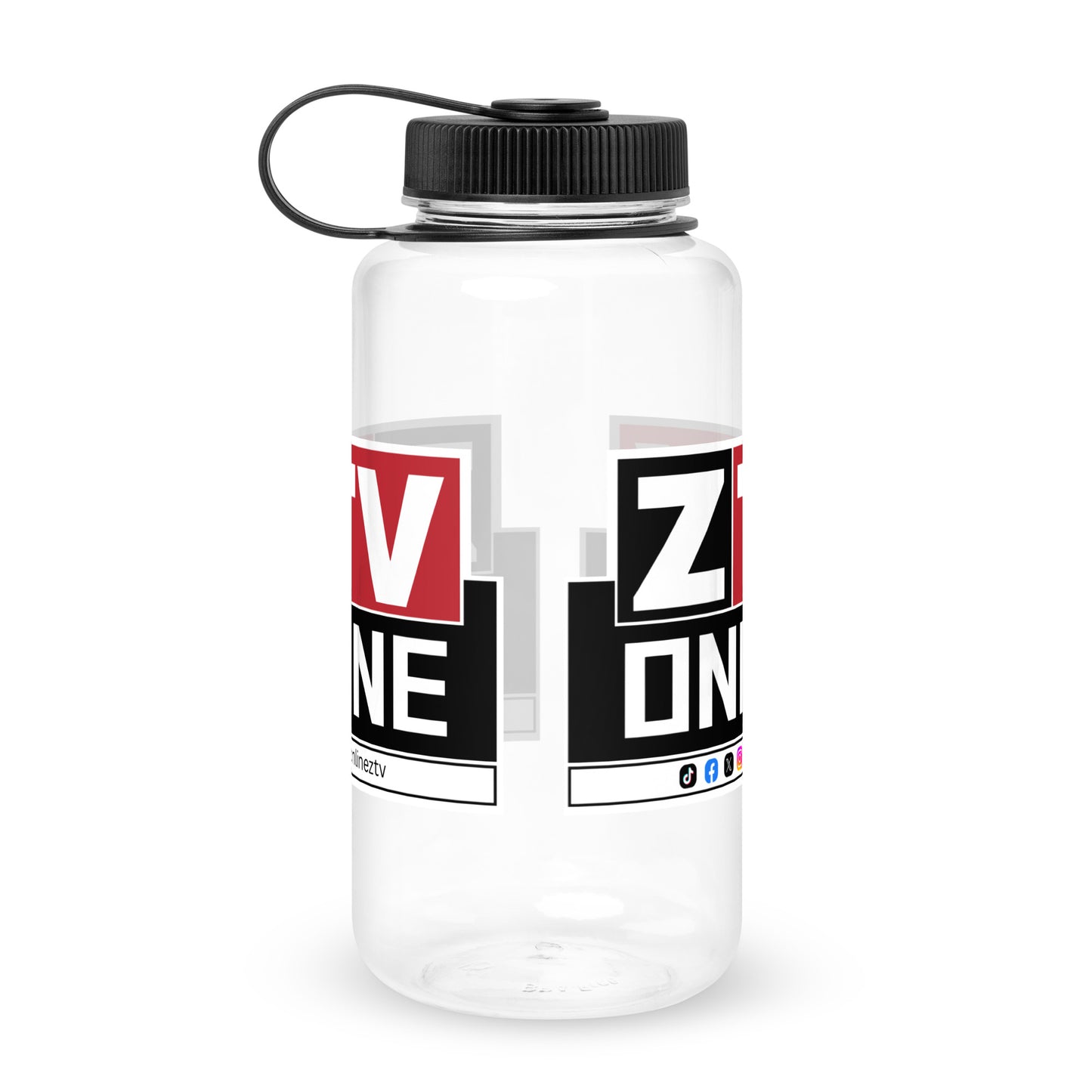 ZTV Online Wide Mouth Plastic Water Bottle