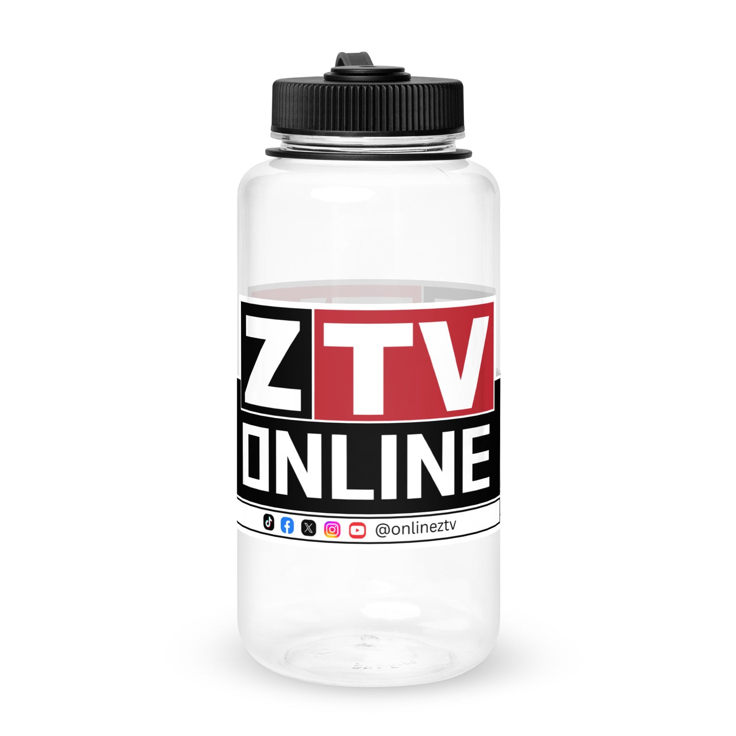 ZTV Online Wide Mouth Plastic Water Bottle