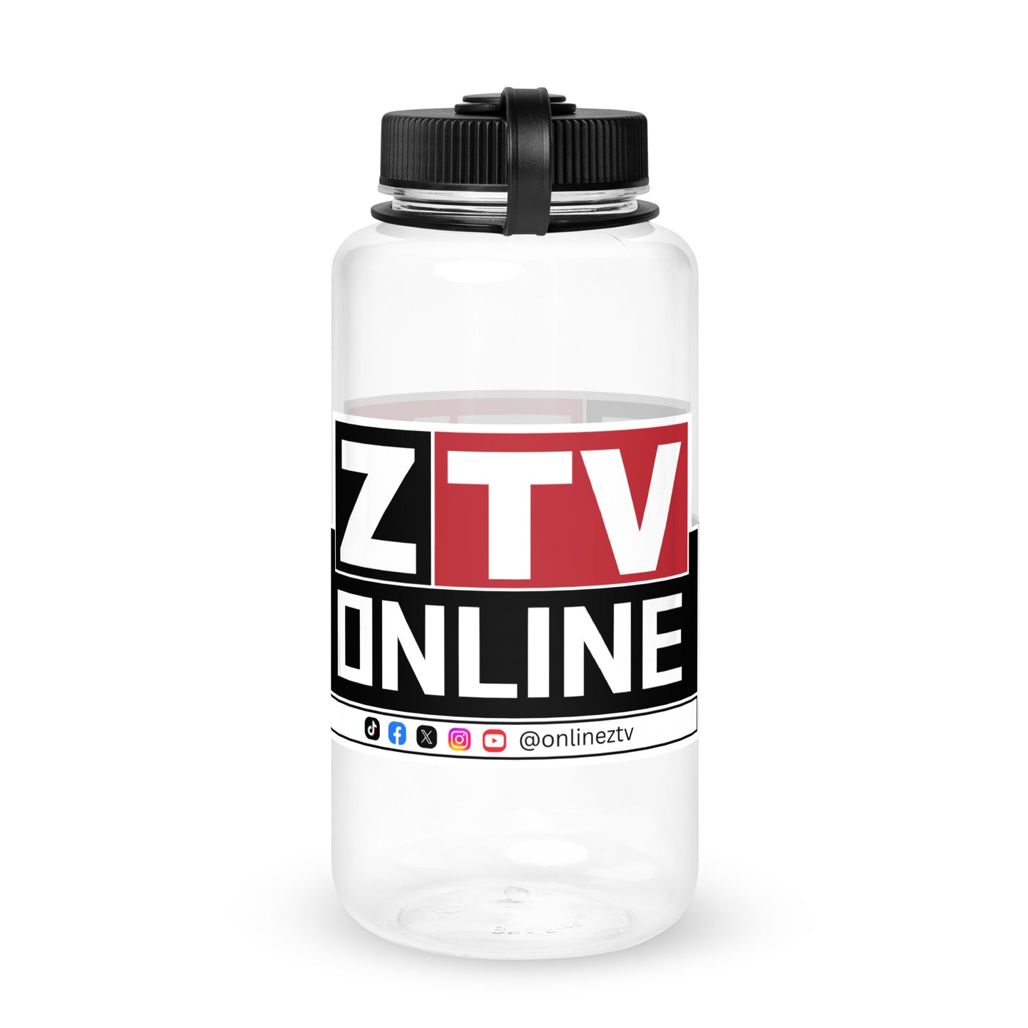 ZTV Online Wide Mouth Plastic Water Bottle