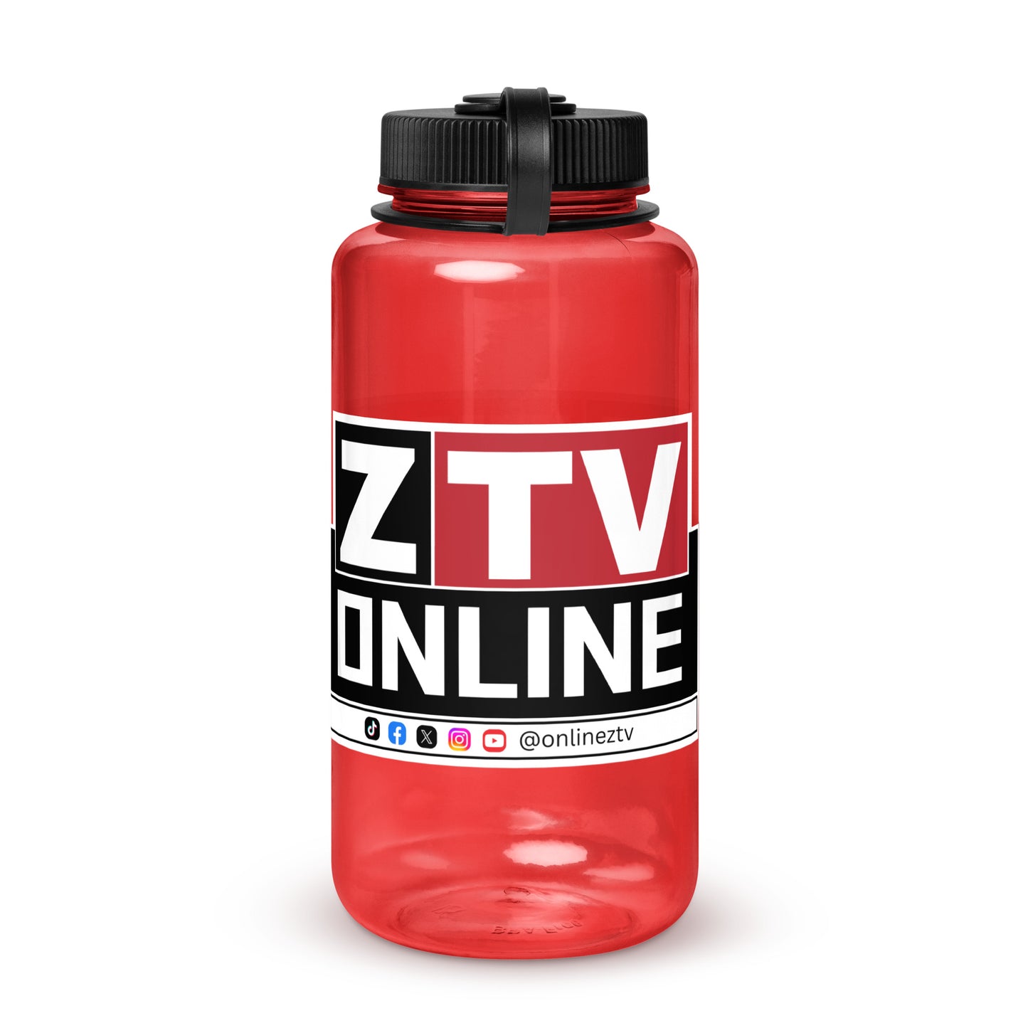 ZTV Online Wide Mouth Plastic Water Bottle