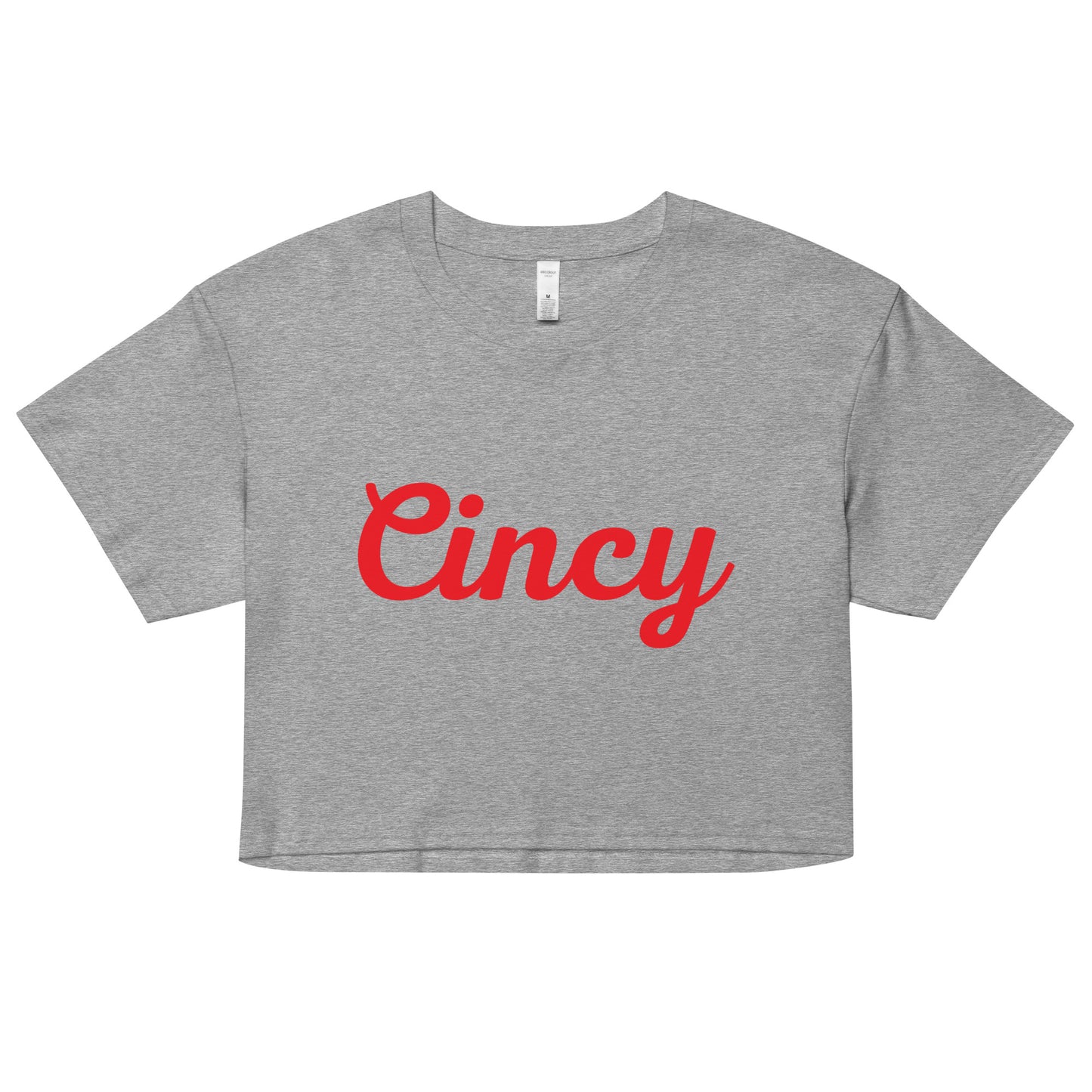 Cincinnati Cincy Script Women’s Crop Top